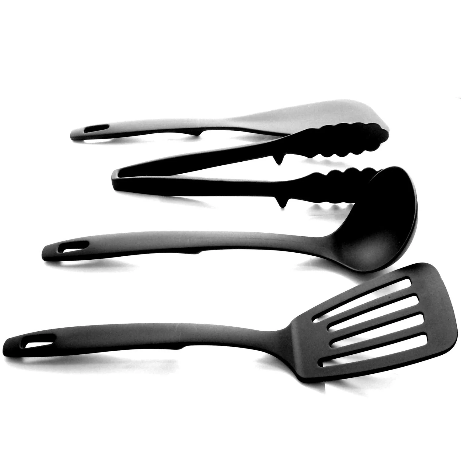 Nagao Tsubame-Sanjo 4-Piece Kitchen Tool Set Black Made in Japan - Image 3