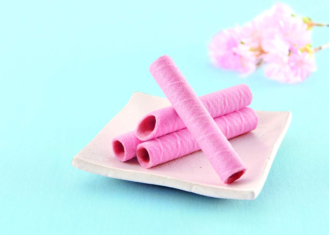 NAKAJIMA DAISHODO Cherry Blossom and Strawberry Crepe Roll No 18 1box (18 pieces) - Image 4
