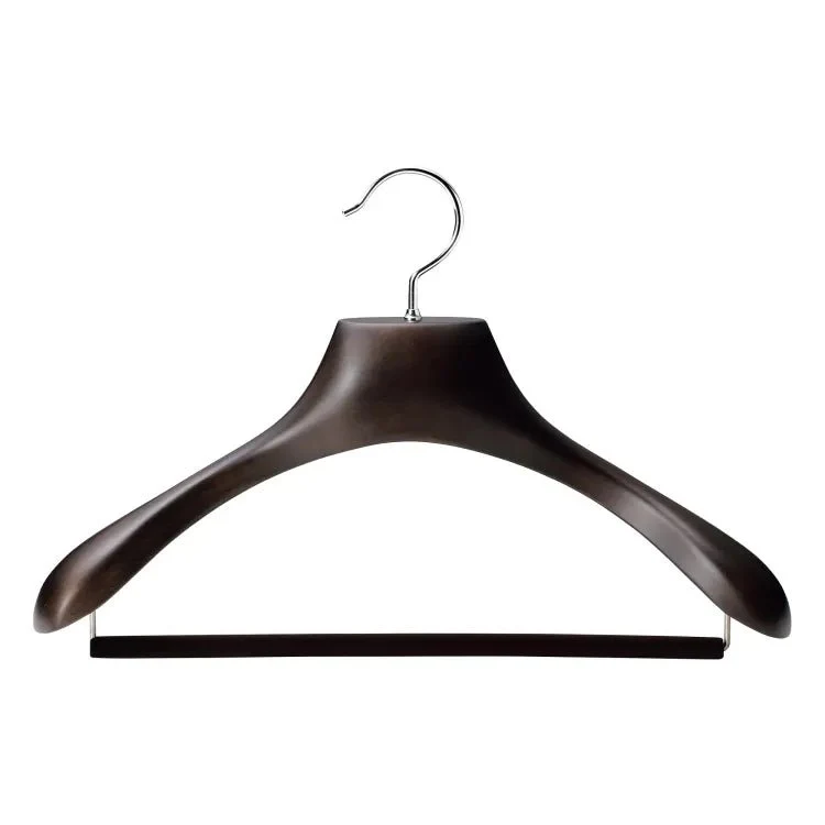 NAKATA HUNGER Premium Mens Suit Hanger AUT-03 Smoke Brown Made in Japan - Image 2