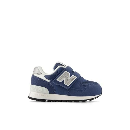 New Balance Kids Sneakers Wide Fit Magic Tape IO313 Navy - Image 6