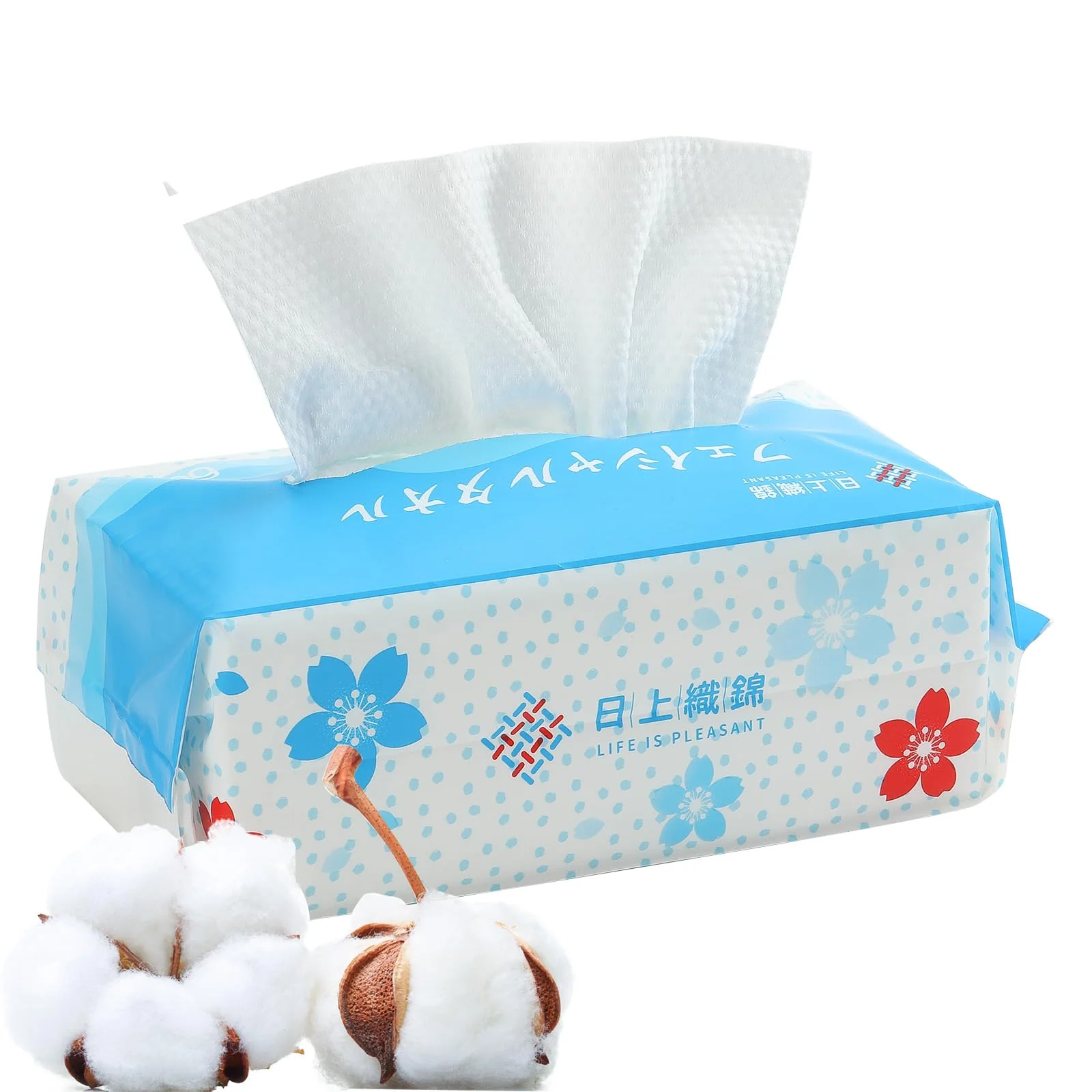 Nichigami Orinishiki Facial Towel 60pcs Disposable Towel