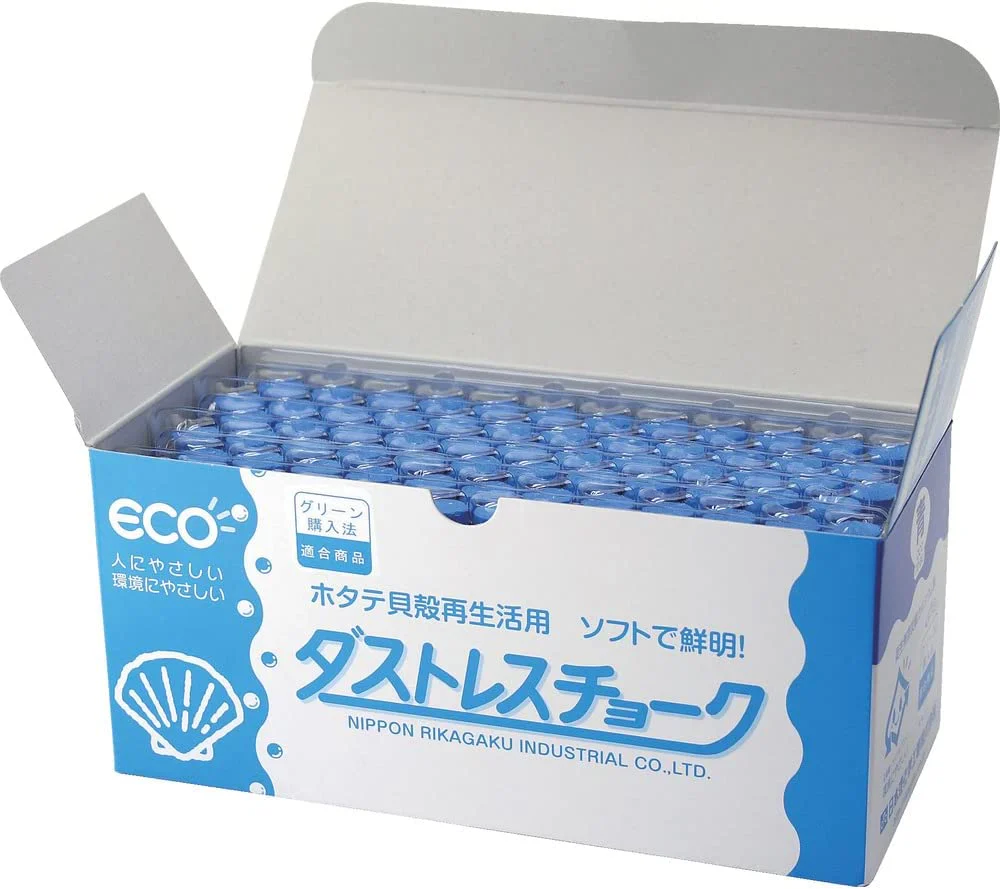 Nihon Rikagaku Industry Chalk Blue 72pcs DCC-72-BU