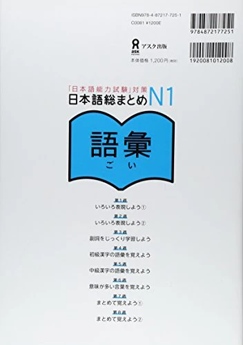 Nihongo Soumatome N1 Vocabulary (Preparation for the Japanese Language Proficiency Test) - Image 2
