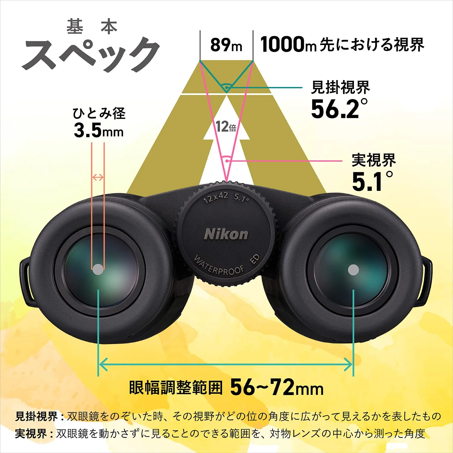 Nikon MONARCH M5 12x42 Roof Prism Binoculars for Birding & Travel - Image 3