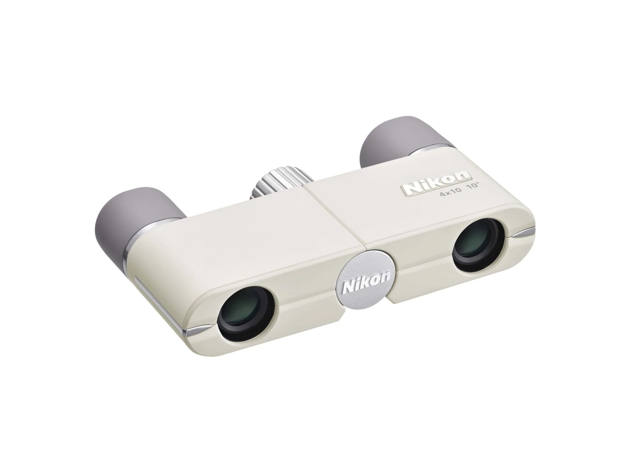 Nikon Yu 4x10D CF 4x10 Porro Prism Binoculars Ivory White Japan