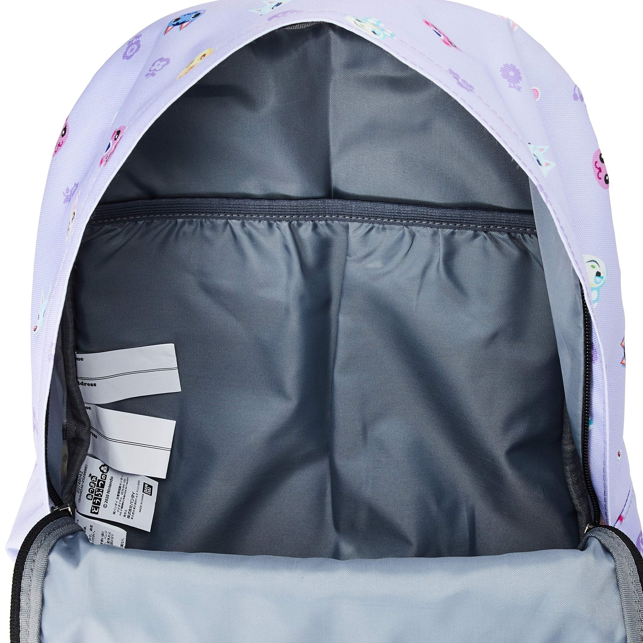 Nintendo Animal Crossing Backpack Daypack Rucksack TITLEROLE Lavender - Image 4
