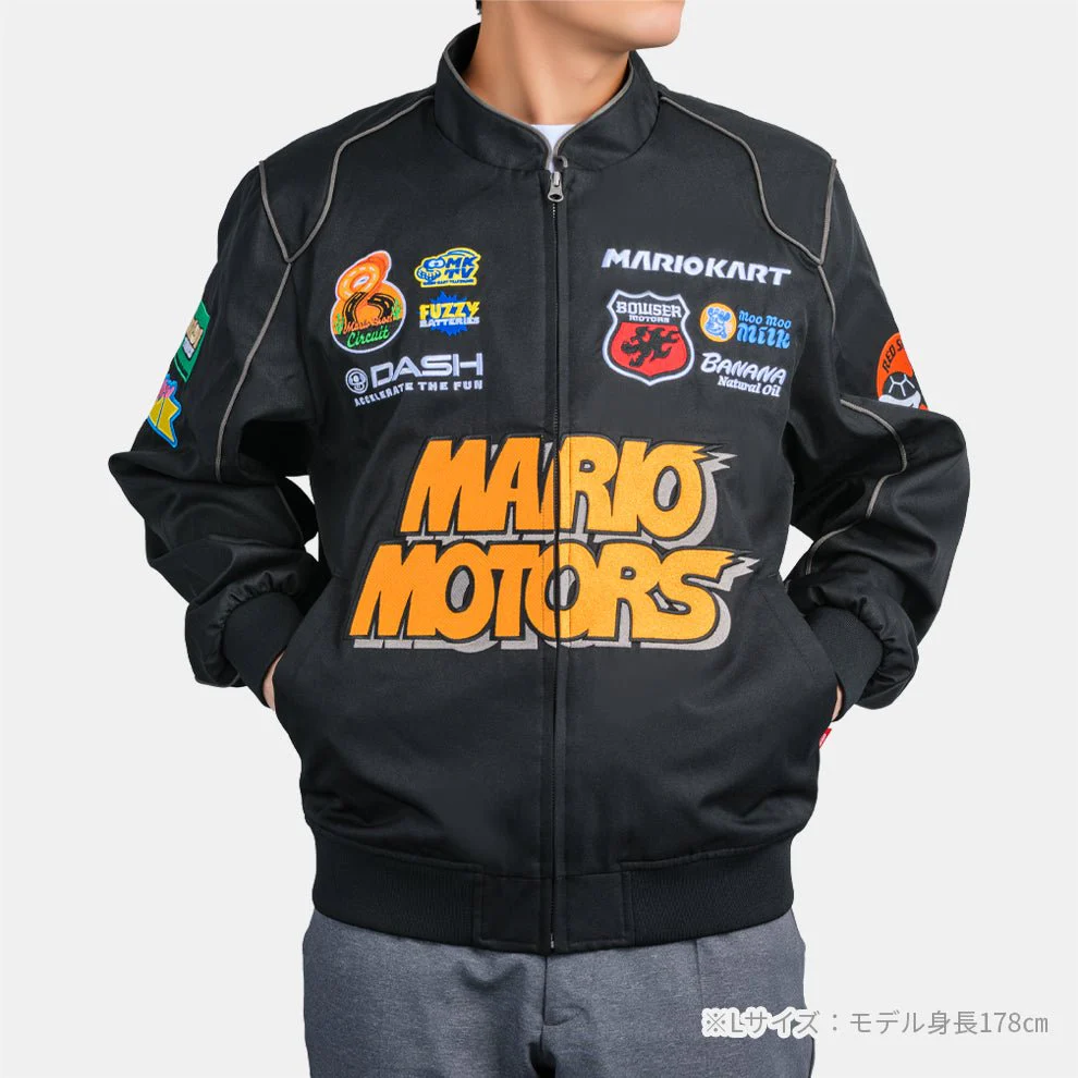 Nintendo Mario Kart World racing jacket embroidered - Image 7