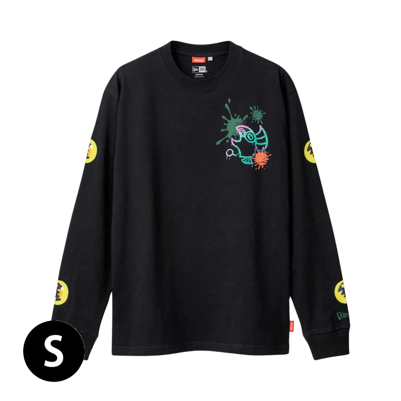 Nintendo Splatoon 3 NEW ERA Long Sleeve T-Shirt SALMON RUN Tokyo Exclusive - Image 3