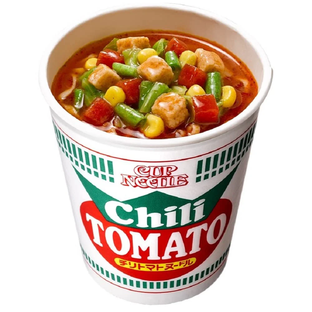 Nissin Cup Noodle Chili Tomato 76g X 20 Cups Made In Japan - Image 3