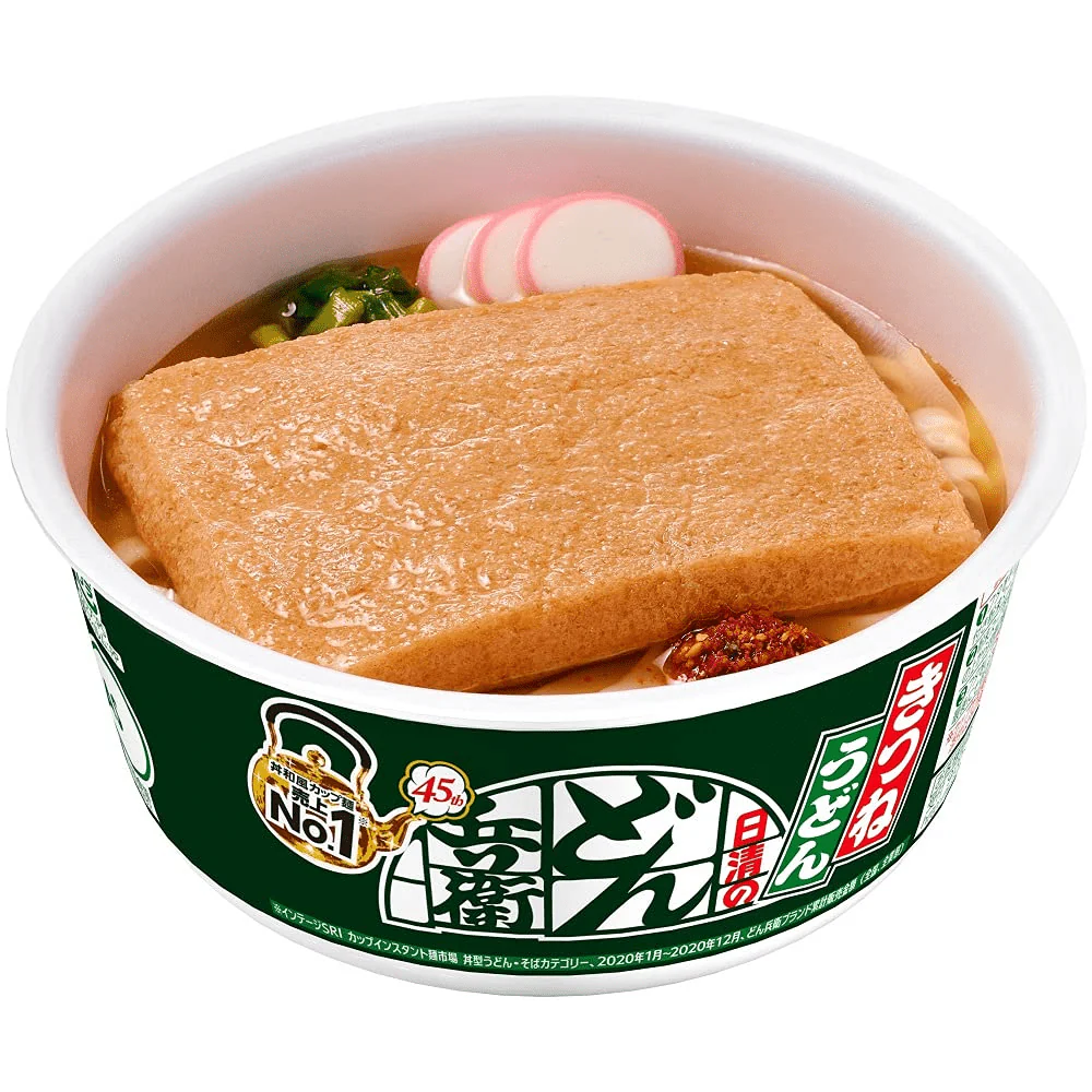 Nissin Donbei Kitsuneudon 96g×12cups Japanese Instant Udon noodles - Image 3