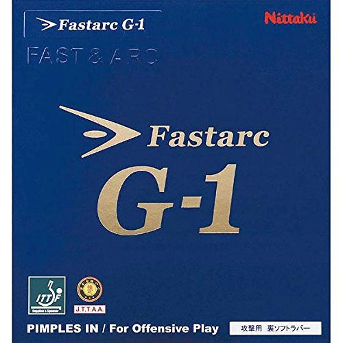 Nittaku Table Tennis Rubber Fastarc G1 Inverted Soft Tension Red NR8702
