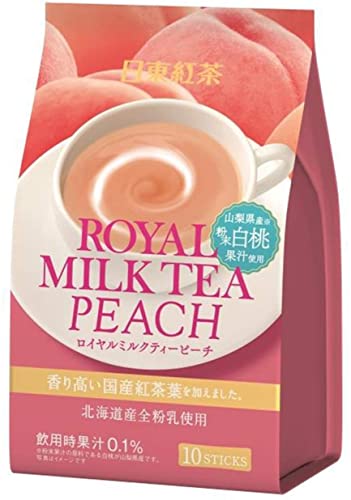 Nitto Tea Kocha Royal Milk Tea Peach 14g x 10 bottles
