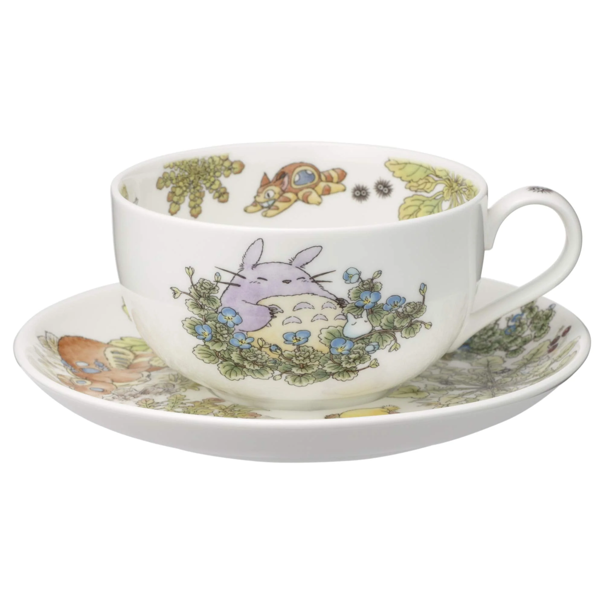 Noritake Milk Tea Cup & Saucer 325ml My Neighbor Totoro Veronica Design Microwave Safe Microwave Safe 325cc T97285A - Image 2