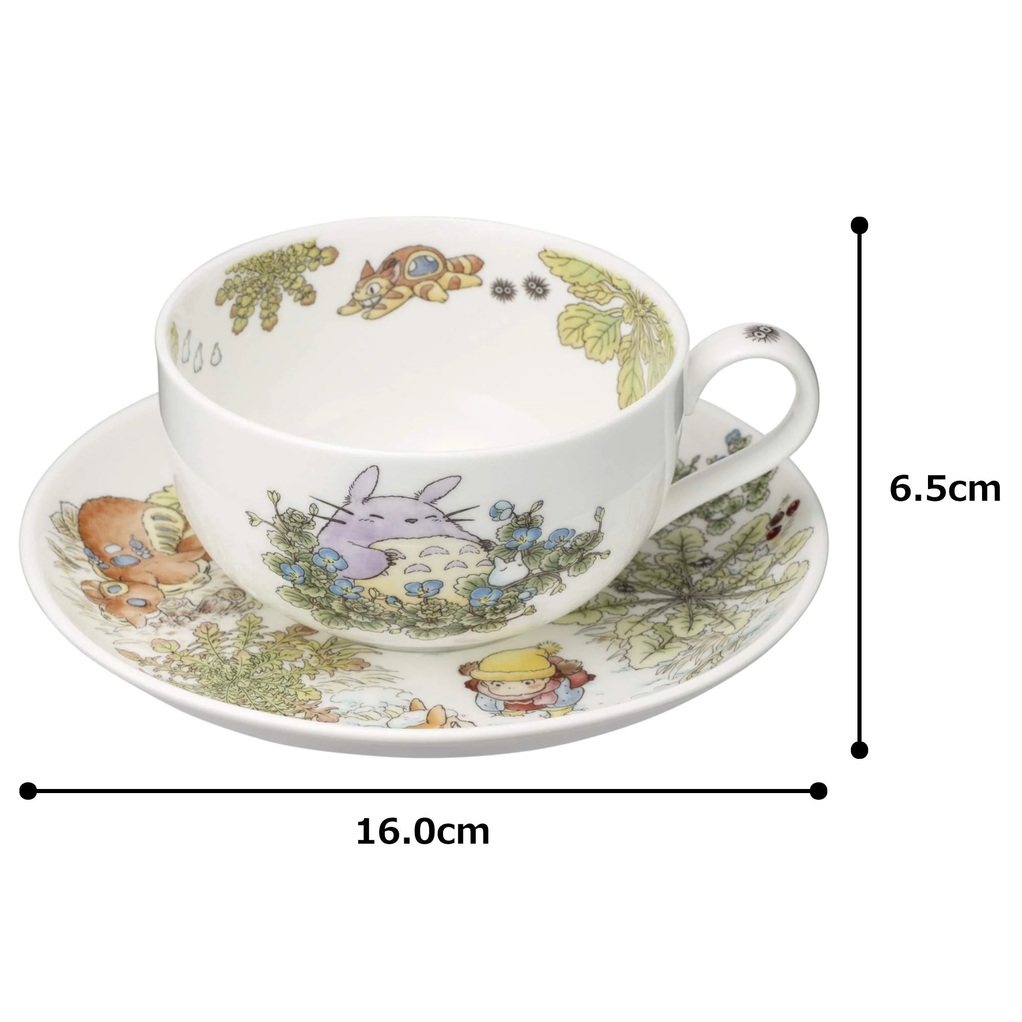 Noritake Milk Tea Cup & Saucer 325ml My Neighbor Totoro Veronica Design Microwave Safe Microwave Safe 325cc T97285A - Image 6
