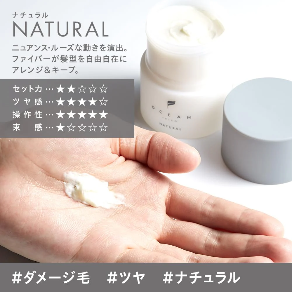 Ocean Trico Natural Hair Wax 80g Shine Hold For Men Women - Image 4