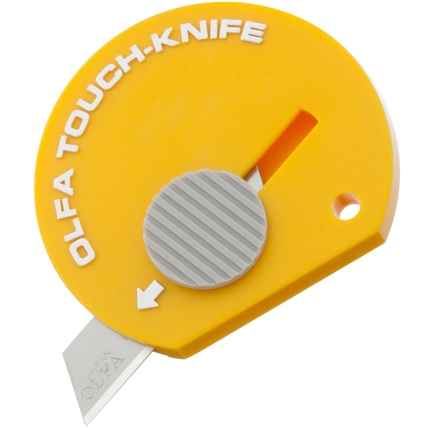 OLFA Benly Compact Touch Knife 2-Pack (Blue/Yellow) — 31B2 - Image 2