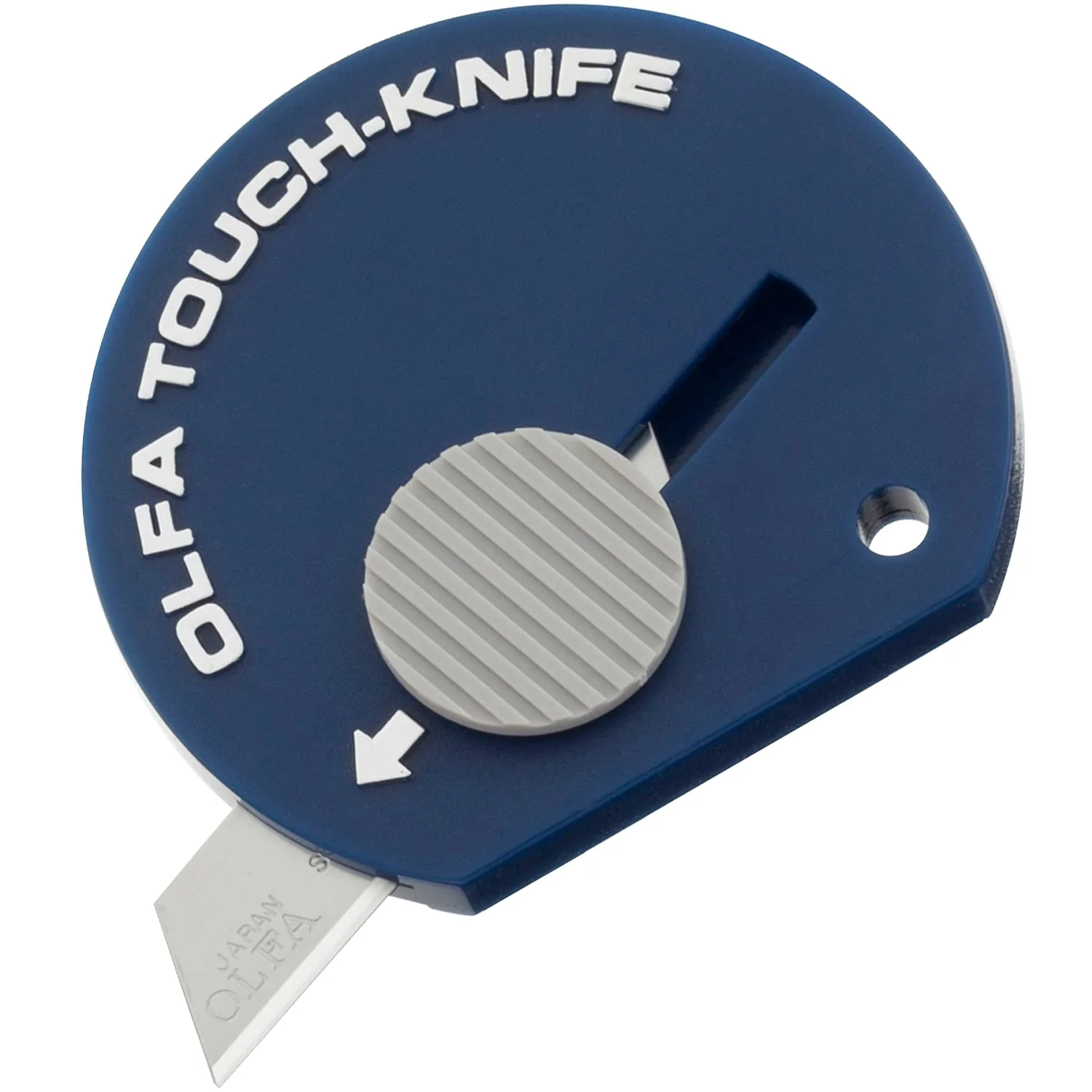 OLFA Benly Compact Touch Knife 2-Pack (Blue/Yellow) — 31B2 - Image 4