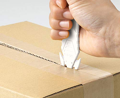 OLFA disposable white box cutters with stainless blades White 10 Pack 238BW-10P - Image 5