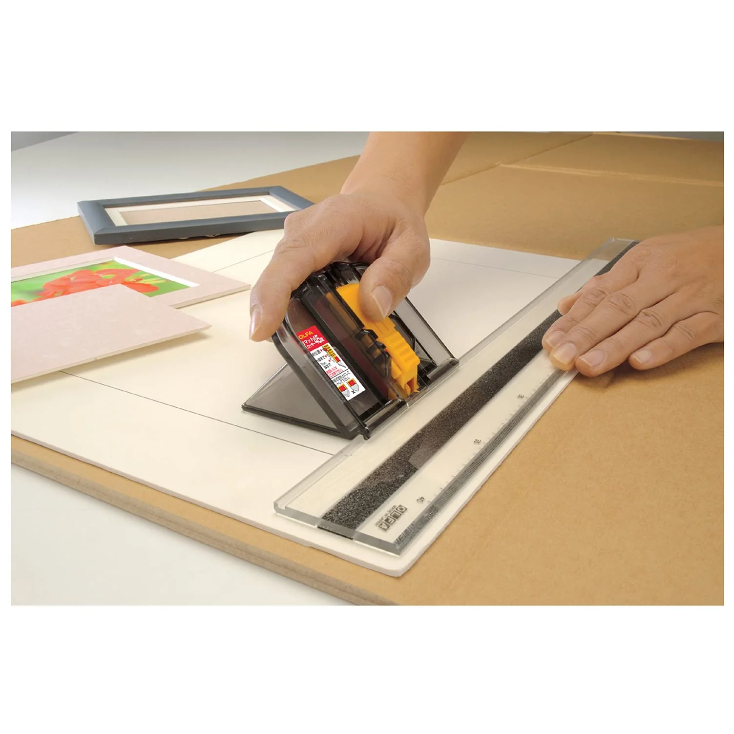 OLFA Easy Safety Mat Cutter 45° 197B Degrees Cutting - Image 3
