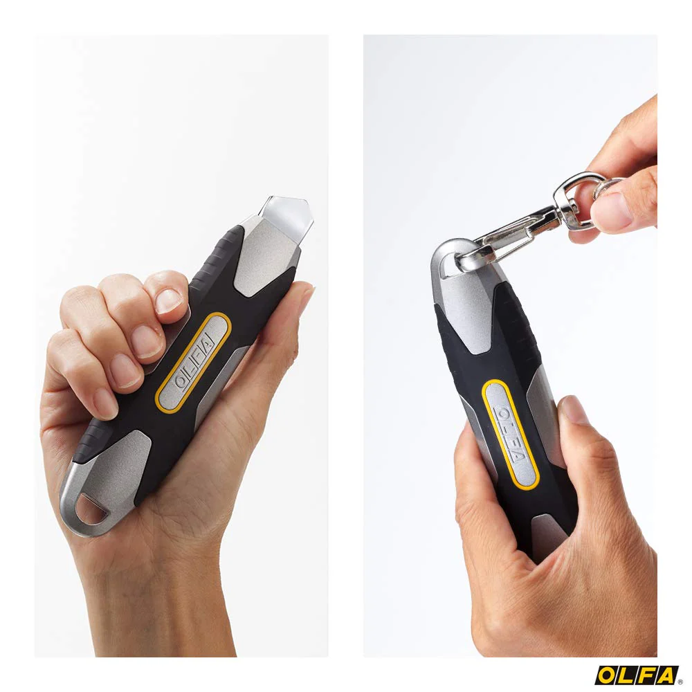 OLFA Metal Hyper PRO L-Type 18mm Heavy-Duty Cutter with Screw Lock - Image 2
