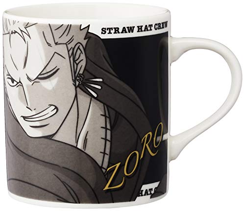 Anime ONE PEICE Zoro Monochrome Mug 8cm 121116 Made in Japan