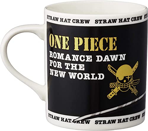 Anime ONE PEICE Zoro Monochrome Mug 8cm 121116 Made in Japan - Image 3