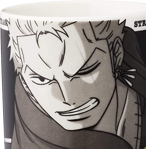 Anime ONE PEICE Zoro Monochrome Mug 8cm 121116 Made in Japan - Image 4
