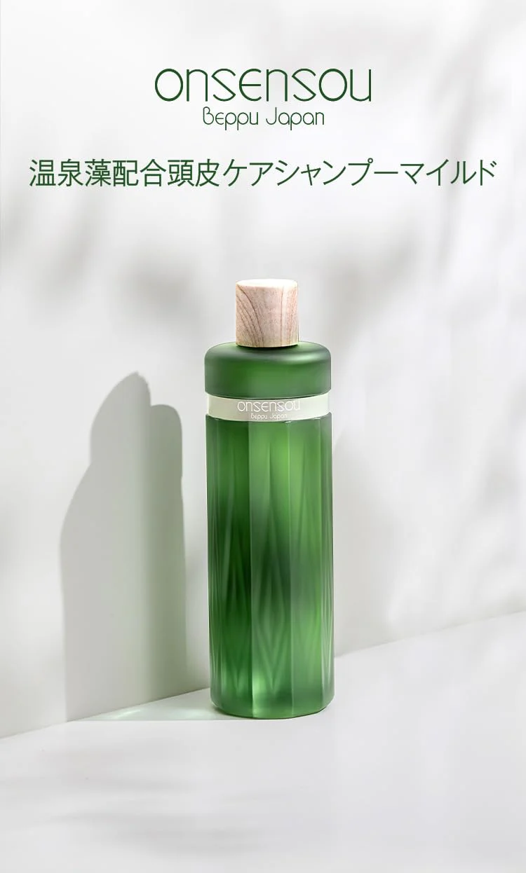 ONSENSOU Hot Spring Algae Scalp Care Shampoo 300ml Silicone-Free - Image 2