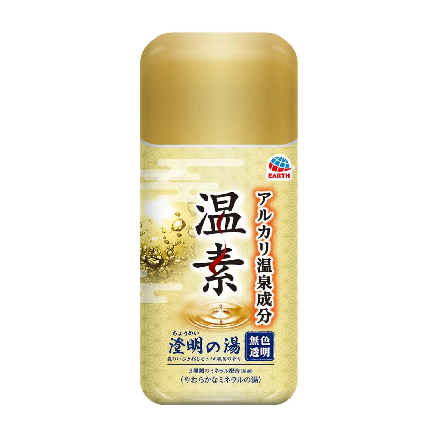 Onso Clear Hinoki-Scented Bath Salts 600g Milky Alkaline Hot Spring Formula