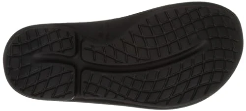 OOFOS Ooriginal Recovery Sandals Unisex Thong Black - Image 2