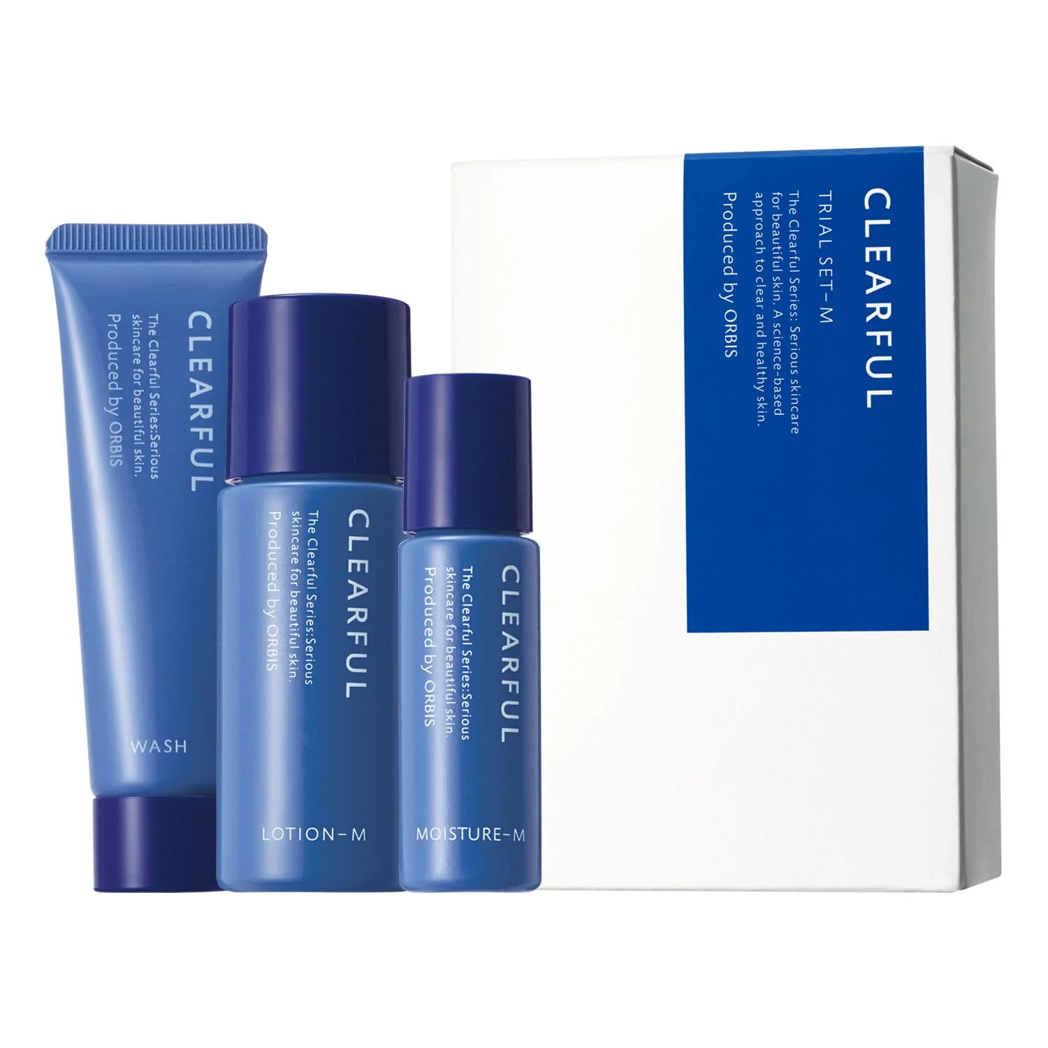 Orbis Clearful Skincare Set Face Wash Toner Moisturizer Trial Size