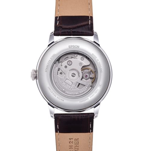 Orient Bambino Sun Moon Automatic Watch RN-AK0803Y Ivory - Image 3