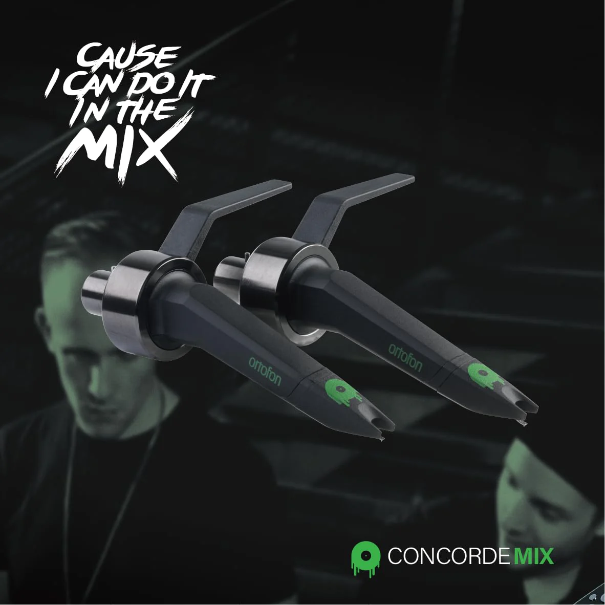 Ortofon Concorde MKII Twin Mix DJ Cartridge Set with Flight Case  2 pcs - Image 2