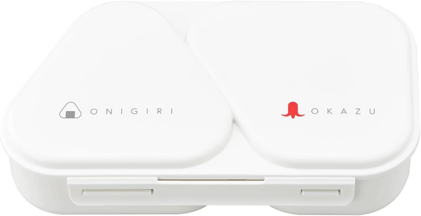OSK Onigiri Lunch Case White 465ml Made in Japan Microwave Safe LS-15 - Image 9