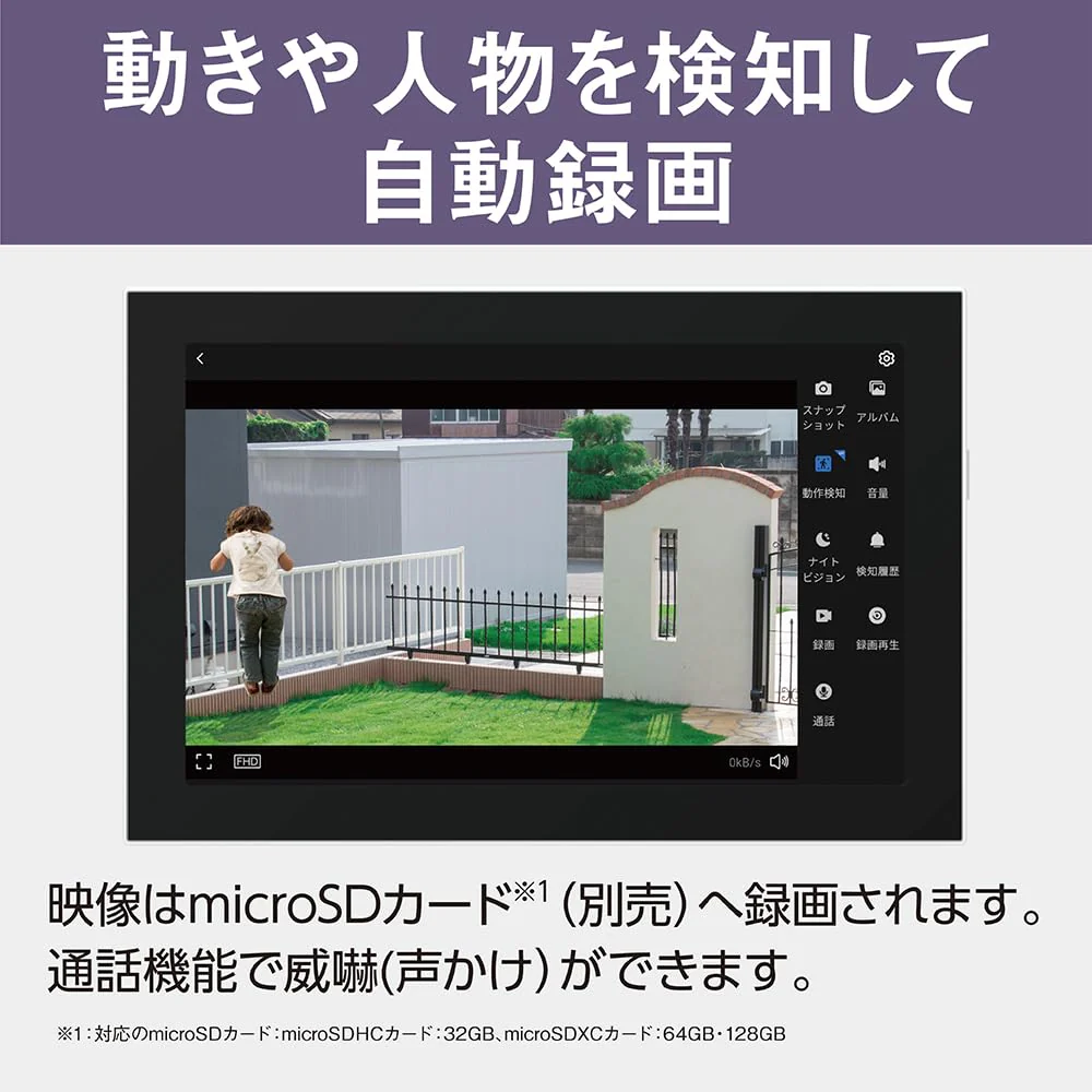 Panasonic Outdoor Camera with Monitor Set VL-CV100K AC100V - Image 3