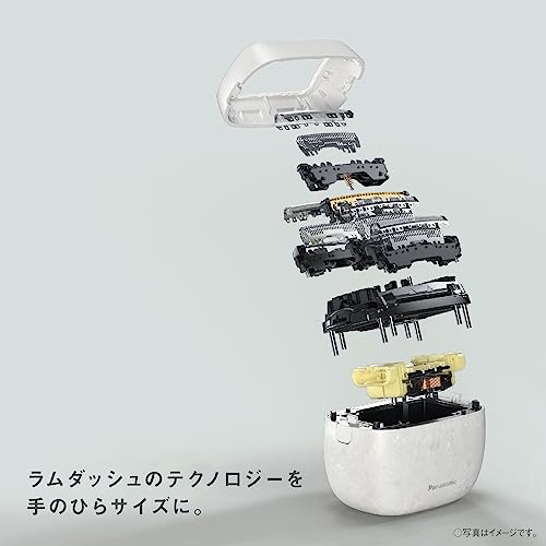 Panasonic Ramdash shaver compact stone grain type 5 blades ES-PV6A-W - Image 4
