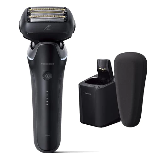 Panasonic Shaver Ramdash PRO 6 Blades Electric Shaver Men's Ramdash AI⁺ Fully Automatic Cleaning Charger ES-L670U-K Craft Black