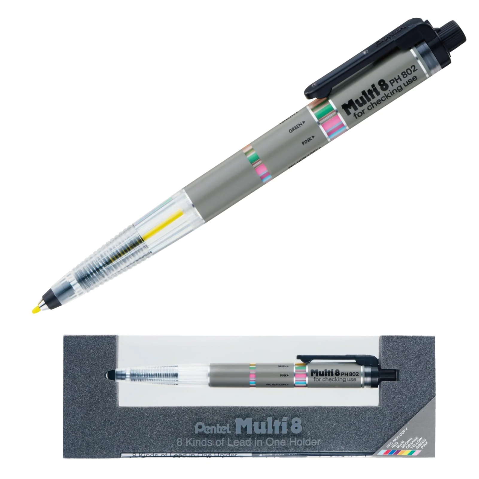 Pentel Multi 8 Mechanical Pencil Holder Type PH802