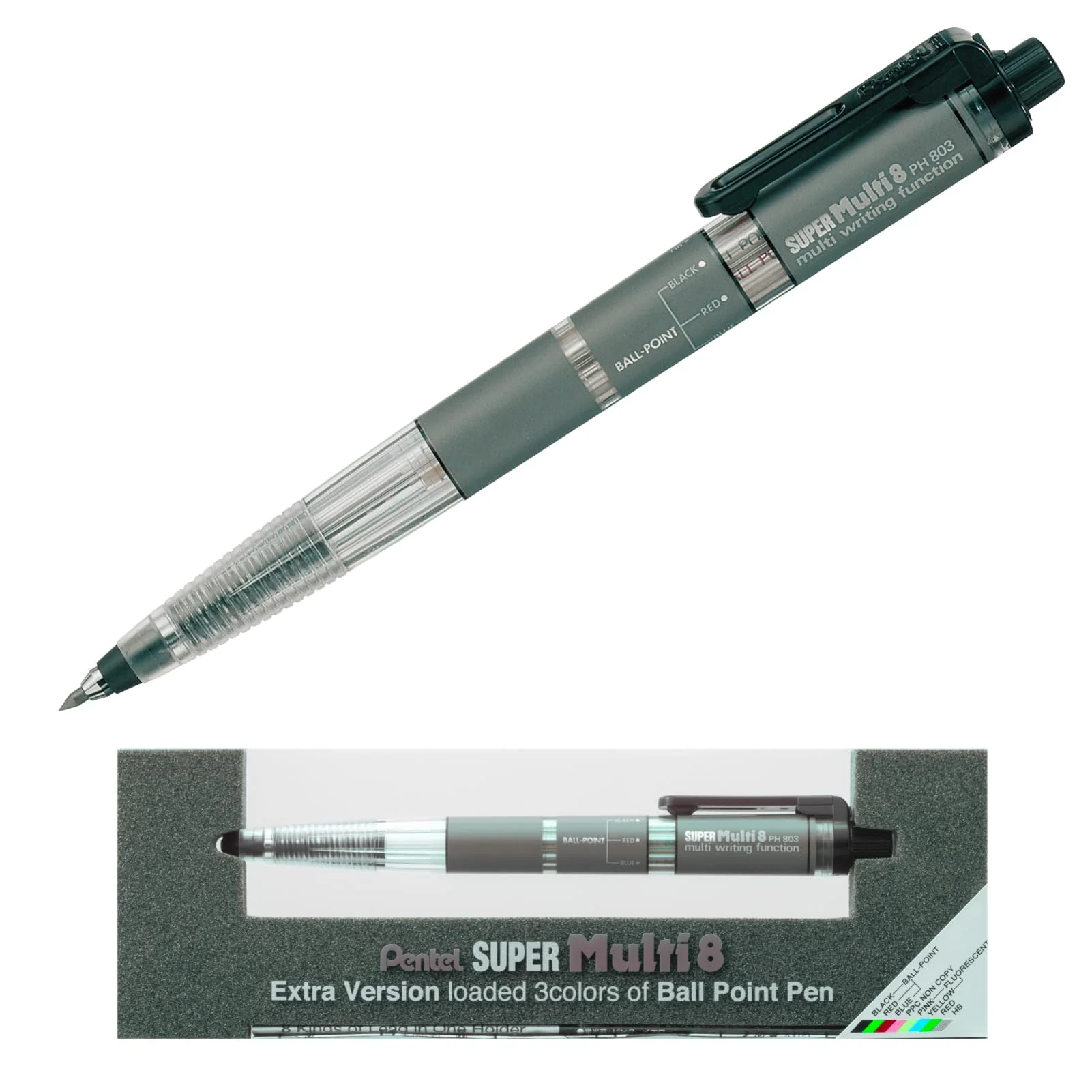 Pentel Super Multi 8 Mechanical Pencil PH803