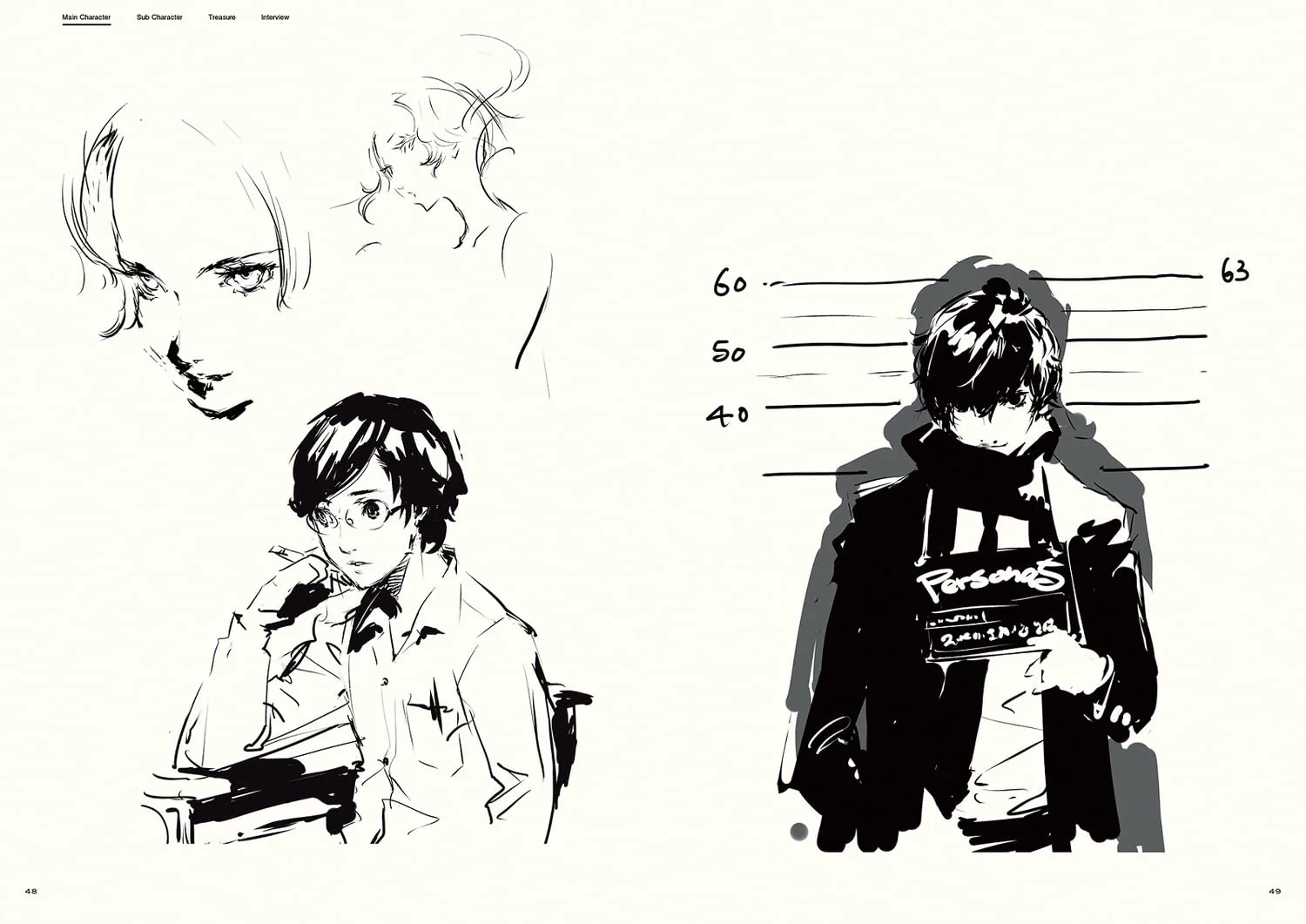 Persona 5 Official Setting Picture Guide Book [JAPANESE EDITION] 2016 - Image 4