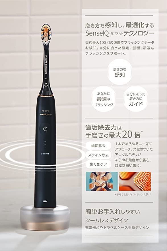 Philips Sonicare 9900 Prestige Electric Toothbrush App-Linked Midnight Blue HX9992/22 - Image 3