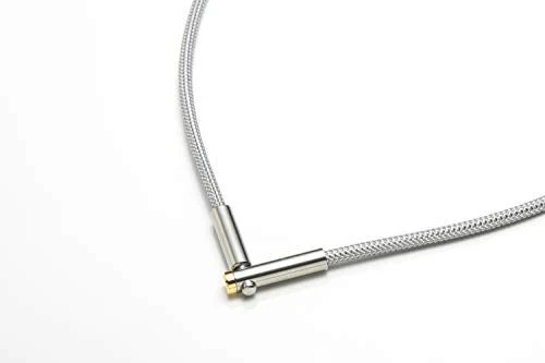 Phiten Necklace RAKUWA Magnetic Titanium Necklace Metal Top V 50cm - Image 2