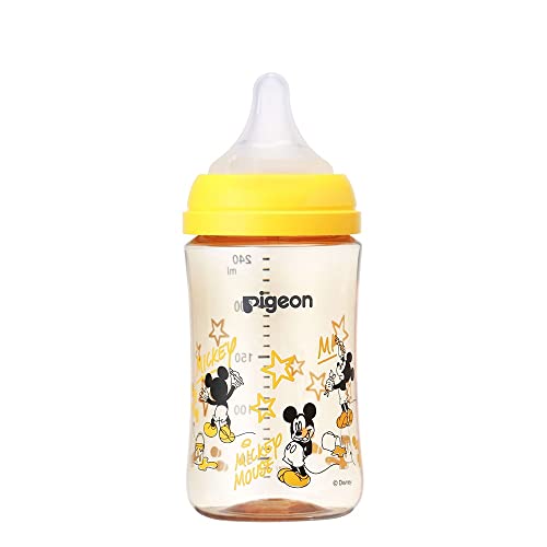 Pigeon Breast Feeding Bottle Disney Disney 240ml 3months~ PPSU Yellow