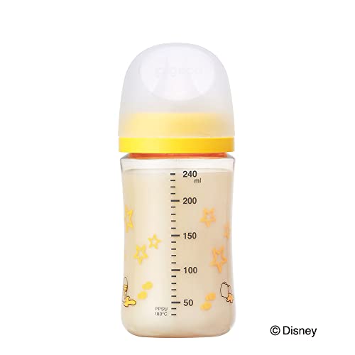Pigeon Breast Feeding Bottle Disney Disney 240ml 3months~ PPSU Yellow - Image 3