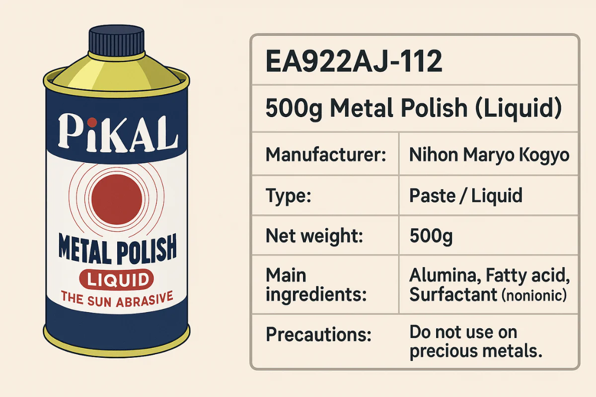 Pikal 500g Metal Polishing Liquid EA922AJ-112 - Image 5