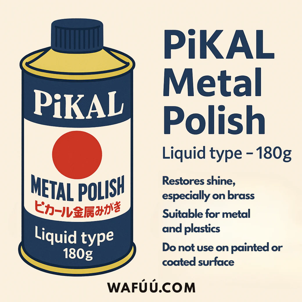 PiKAL Japanese Metal Polish Liquid type 180g Model 11100 - Image 2