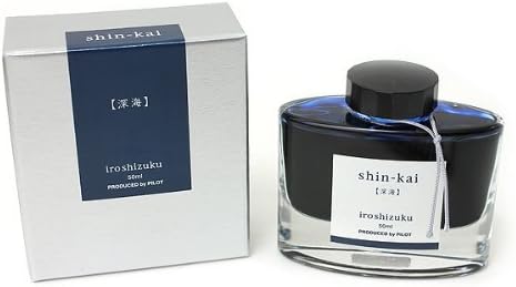 Pilot Fountain Pen Ink 50ml Shinkai Blue INK50SNK - Image 2