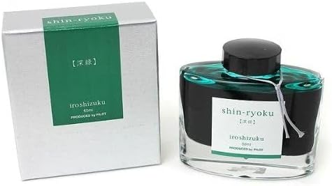 Pilot Fountain Pen Ink 50ml Shinryoku Green INK50SHR - Image 2