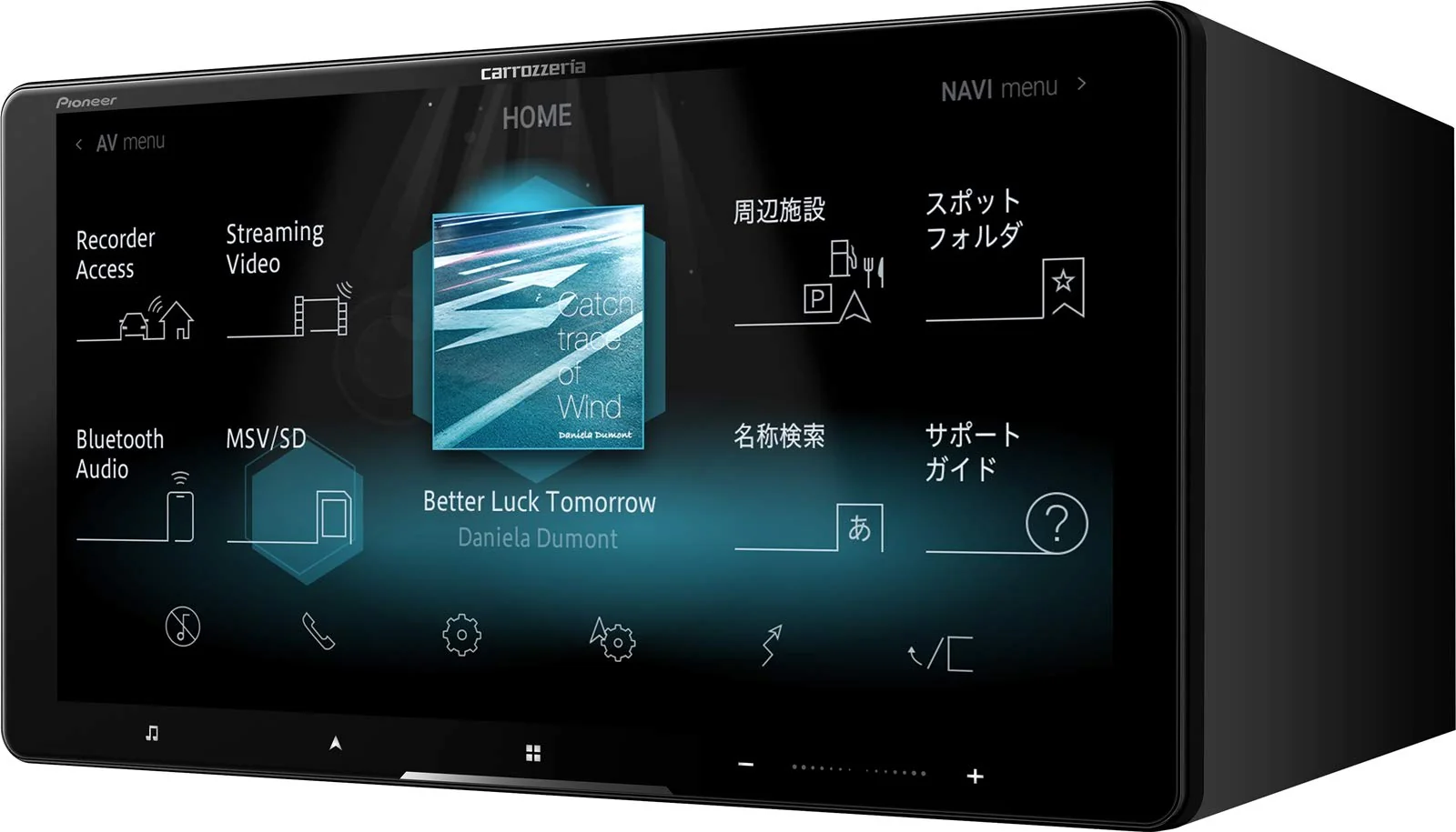 Pioneer AVIC-CQ911 9" Car Nav - Free Maps Full-Seg TV DVD BT SD/USB Hi-Res - Image 3