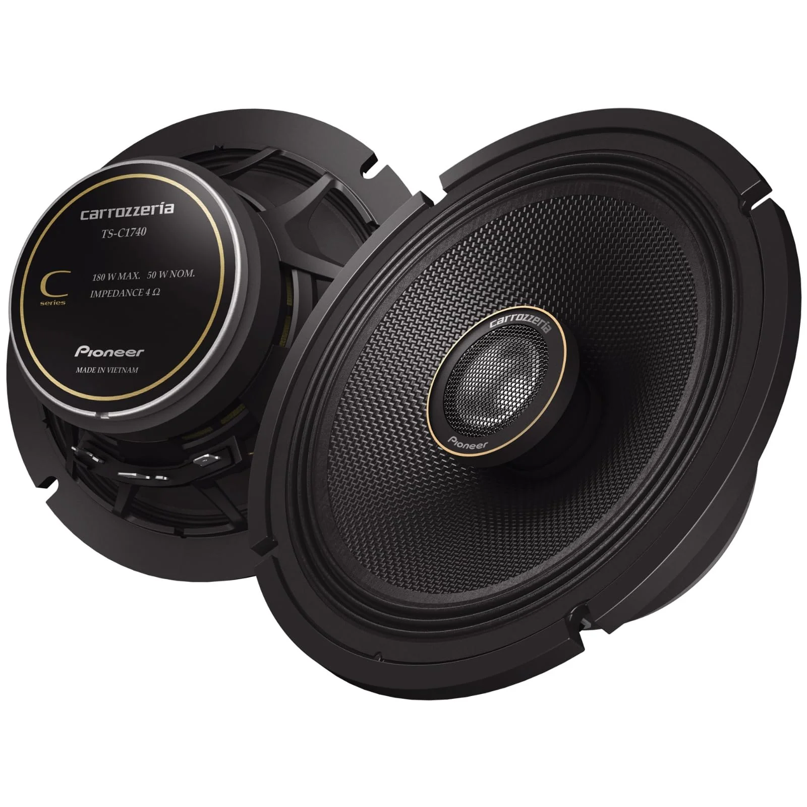 Pioneer TS-C1740 17cm Custom-Fit Coaxial 2-Way Hi-Res Speaker